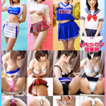 素人パンチラ in 自宅で個人撮影会 vol.052 素人モデル美女4名 封印された猥褻チア制服コス撮影会「撮影会っておっぱいもアソコも触ってくるんだ･･･気持ちよくなっちゃう」