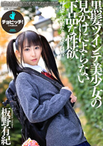 黒髪ツインテ美少女の見かけによらない下品な性欲 板野有紀