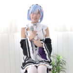 リゼロのレ●（葉月桃）の舌ベロ顔舐め鼻フェラプレイ！