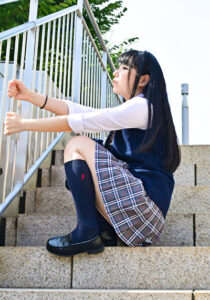 【パパ活JK・膣内射精】生意気盛り美少女K （私立／国際コース／裏オプ有）Dカップ