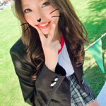 美乳スレンダーな円光ギャルとホテル乱交