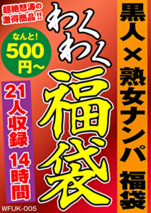 黒人×熟女ナンパ 福袋 21人収録 14時間