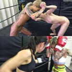 悶絶総合格闘技、キックボクシング003 神崎まゆみvs鮫島るい