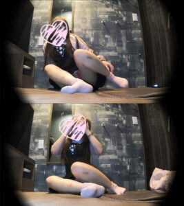 【ネカフェオナニー】Tバックがエロすぎ素人のオナニー