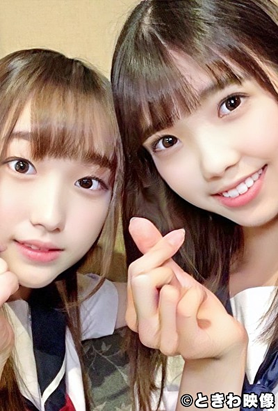 超仲良しJ〇ひかり＆しずくちゃんと生チン奪い合いの中出し円光動画 その1