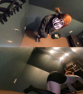 【盗撮新ジャンル】全身清拭しちゃうサブカル系赤毛OL