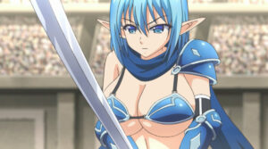 転生剣奴の子作り闘技場 甲冑巨乳エルフ・デュランタ